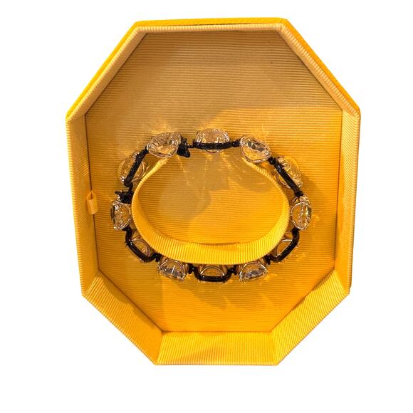 Swarovski Harmonia bracelet Cushion cut, White, Mixed metal finish*adjustable - Picture 2 of 3